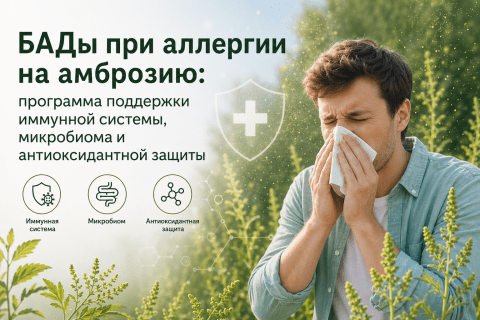 БАДы при аллергии на амброзию