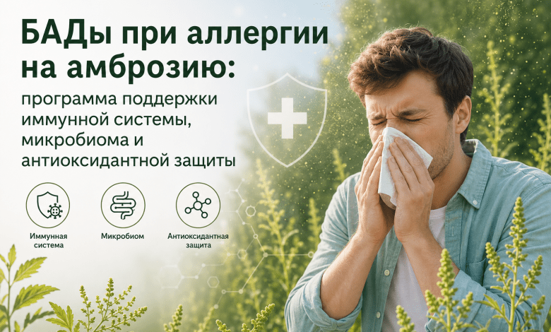 БАДы при аллергии на амброзию